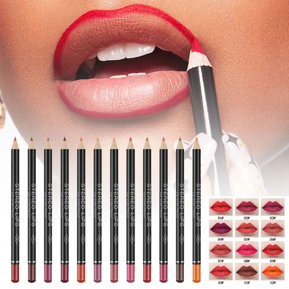Luxury Long-lasting Matte Lip Liner Plumping Perfect Outline Filling Zpaxo