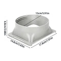 Portable AC Hose Connector 5 9-Inch Air Conditioner Coupler Adapter