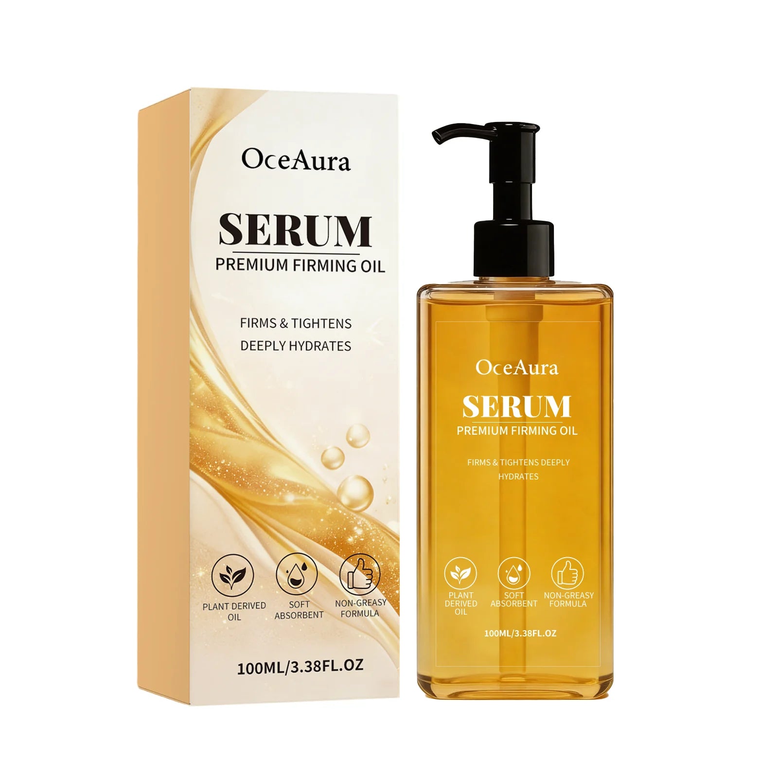 Body Firming Oil Fade Fine Line Fast Absorb Nourishing Moisturizing Skin Rejuvenation Anti-Sagging Body Massage Oil Skin Care Zpaxo 100ml Boxed