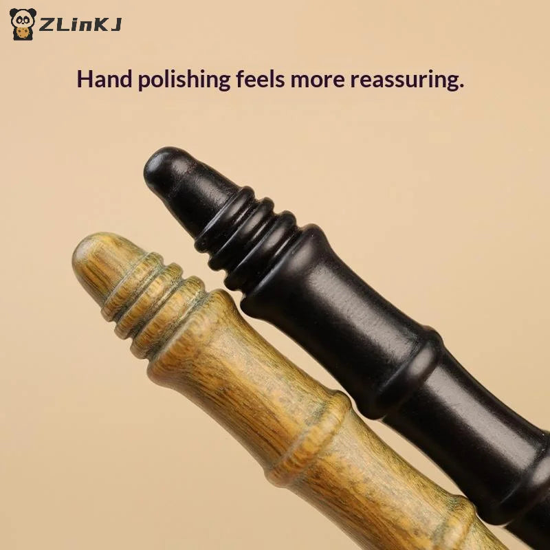 ▶1Pcs Natural Sandalwood Massage Stick, Acupoint Reflexology Massager, Full Body Deep Tissue Foot Relax Tool Zpaxo