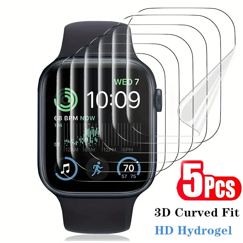 Hydrogel Film Apple Watch Series 9 8 7 6 SE Screen Protector Serie