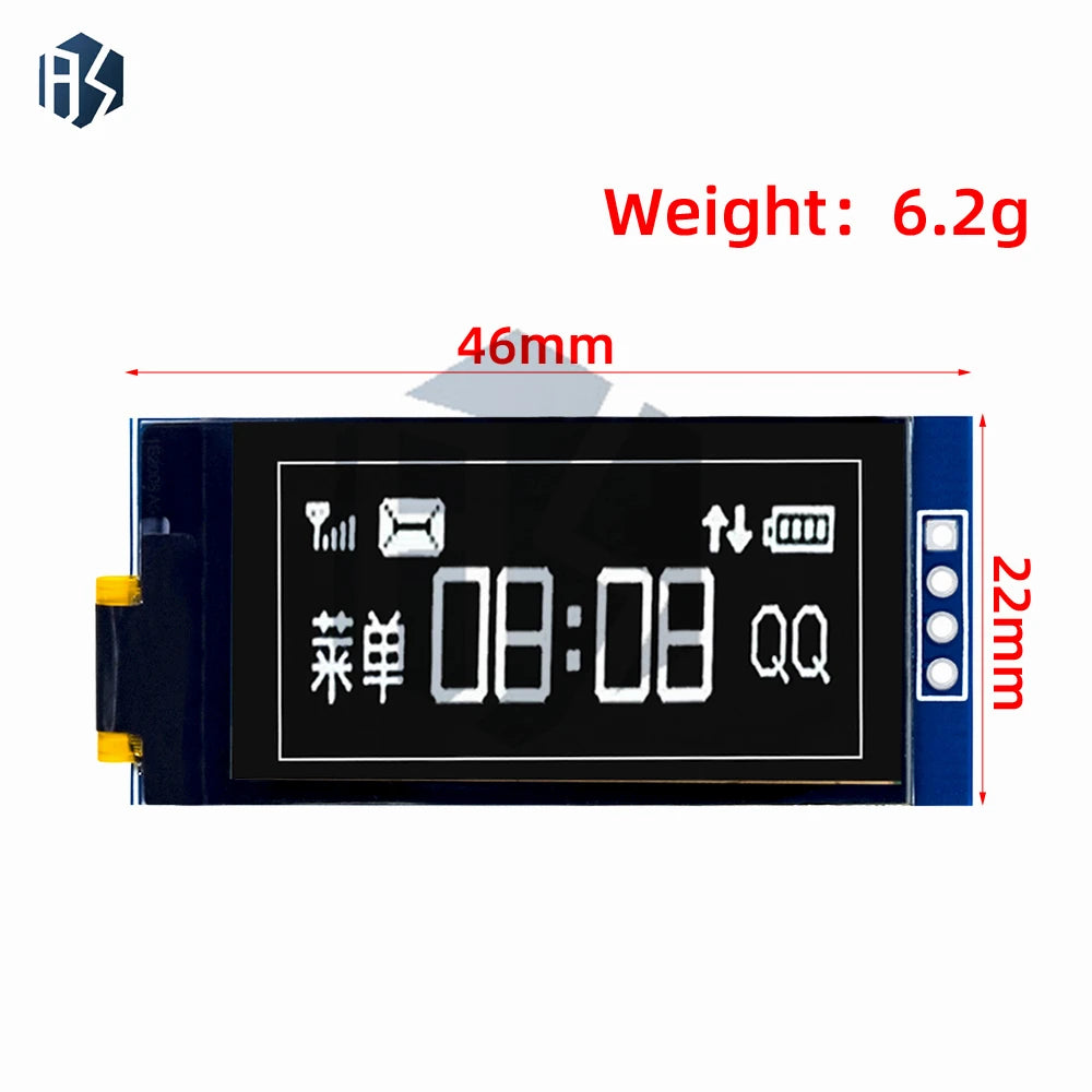 Multi-Size 64×128 OLED Vertical Display Module (0.96/1.3/1.54 Inch) – 4PIN, SH1107/SSD1312/SSD1317 Driven Zpaxo