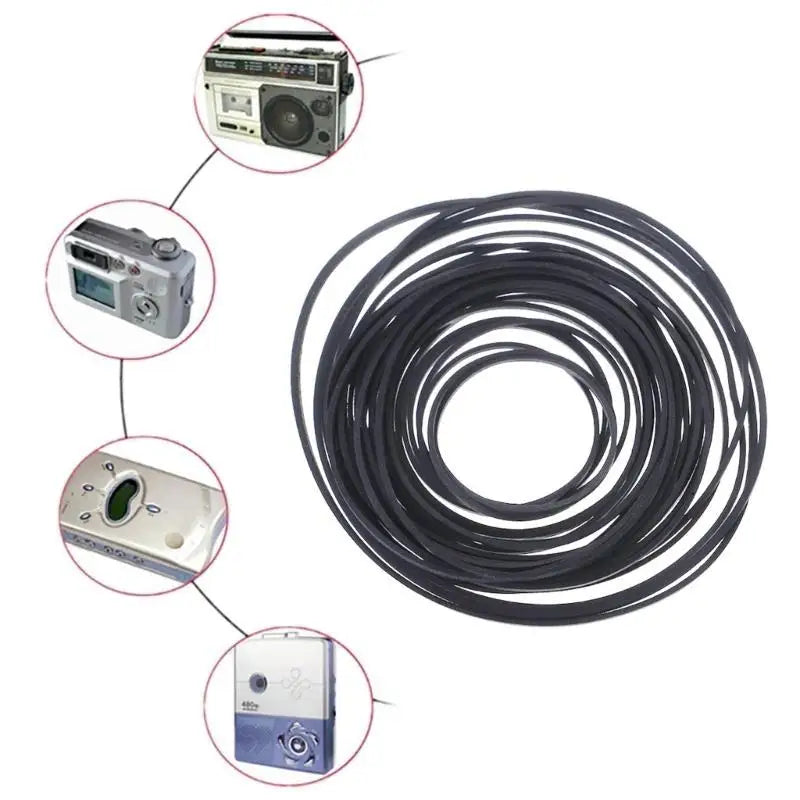 652F Rubber Belt 0 7 Assorted Drive Belts 40- Auditory Equipment Zpaxo