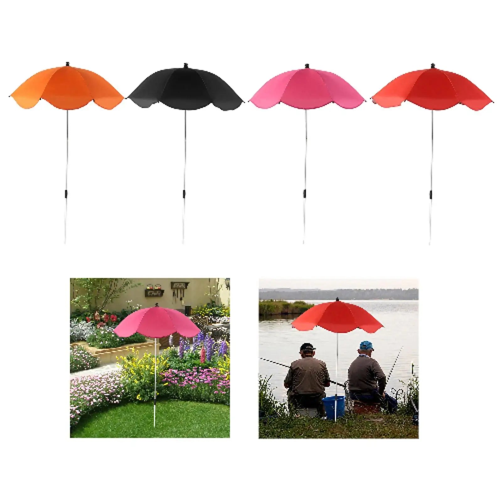 Plant Umbrella Easy Installation Multipurpose Reusable Decor Lightweight Zpaxo