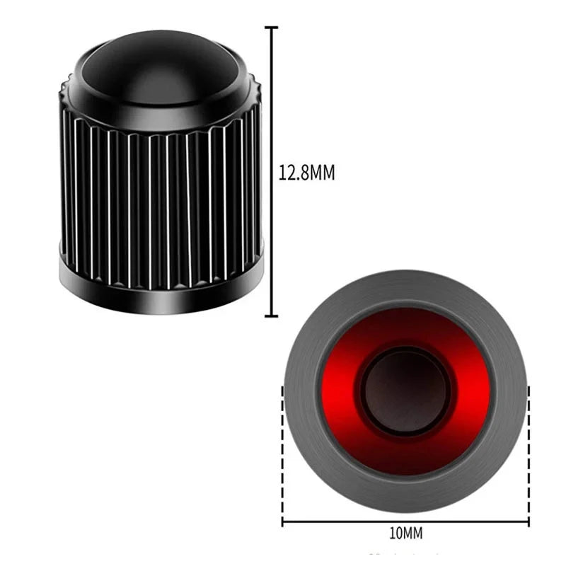 Plastic Tire Valve Dust Caps – 10–100 Pack | Schrader Valves