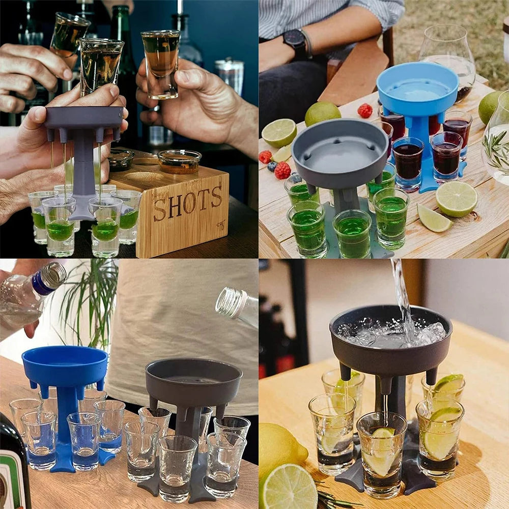 4Pcs Multicolor Shot Glass Set Plastic Drinking Cups for Whiskey Tequila Espressos Cocktail Bar Club Party Favor Zpaxo