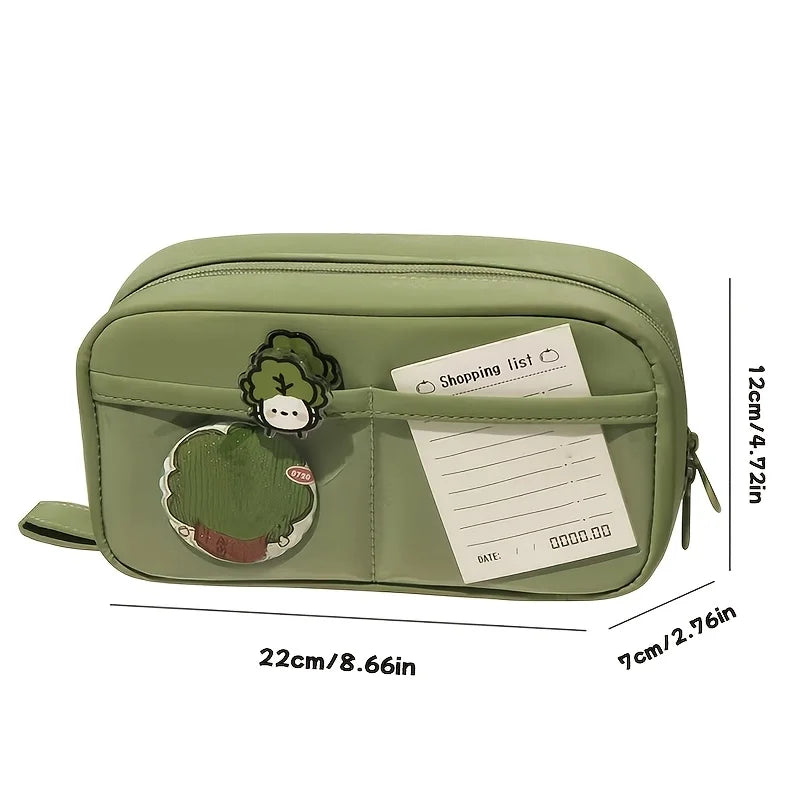 Multi Layer Pencil Case Pouch Large Capacity Pen Bag Durable