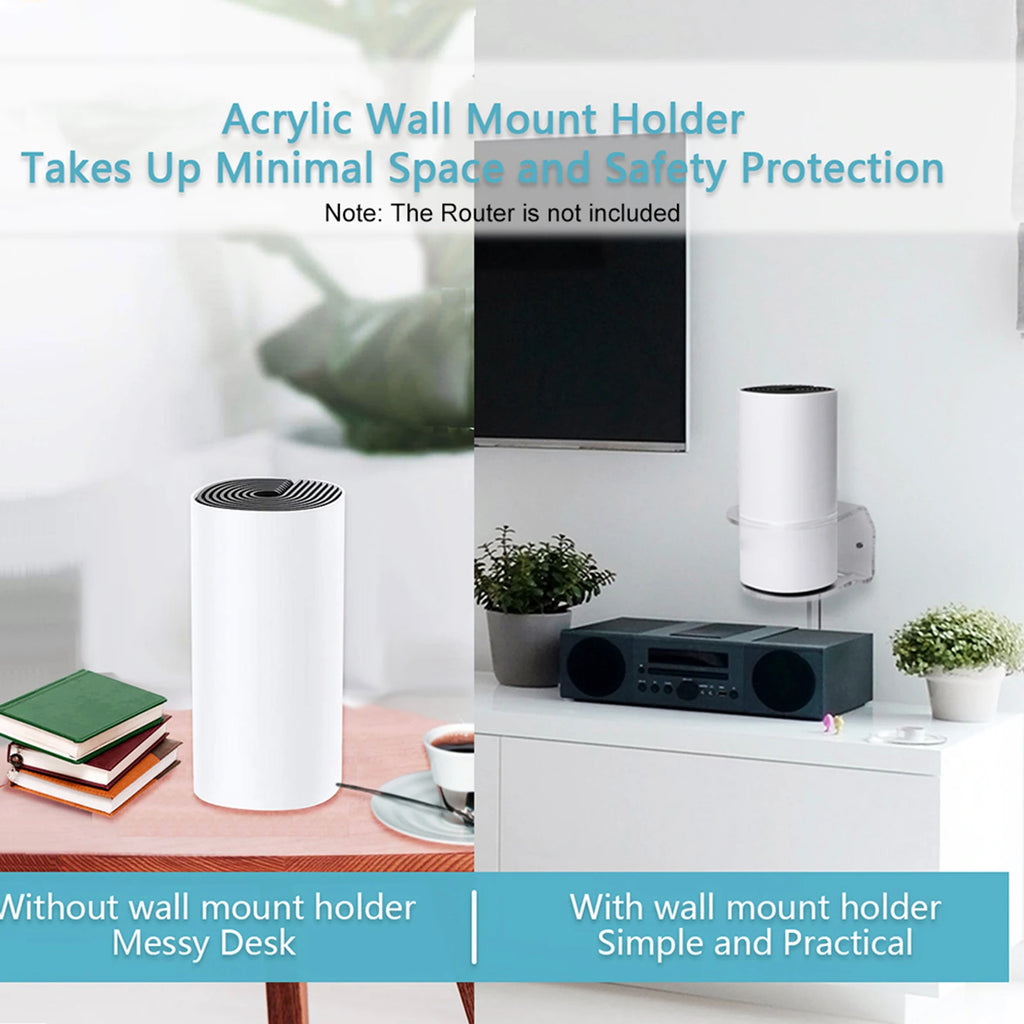 Compatible with TP-Link Deco M4 Mesh WiFi Wall Mount Sturdy Mount Bracket Compatible with TP-Link Deco M4/S4/P9 Zpaxo