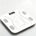 Digital Bathroom Scale 396lb/180kg, HD LCD Display with Temperature, Extra-Wide Platform, High Precision for Home Use Zpaxo DZC-2-white-E