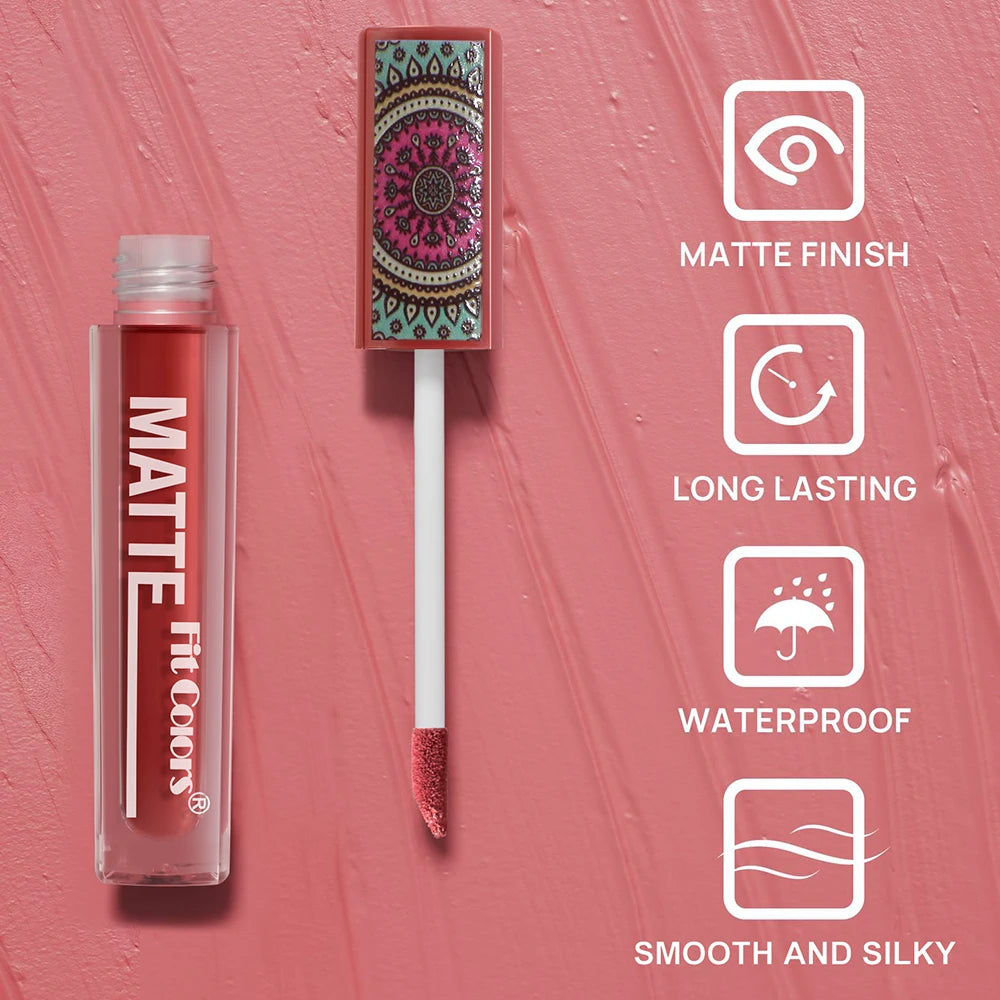 Matte Lip Gloss Durable Silky Easy Waterproof Does Not Fade