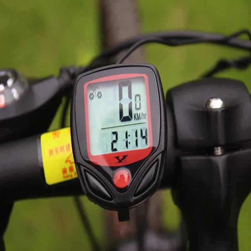 Wired Bike Computer LCD Speedometer & Odometer – IPX5