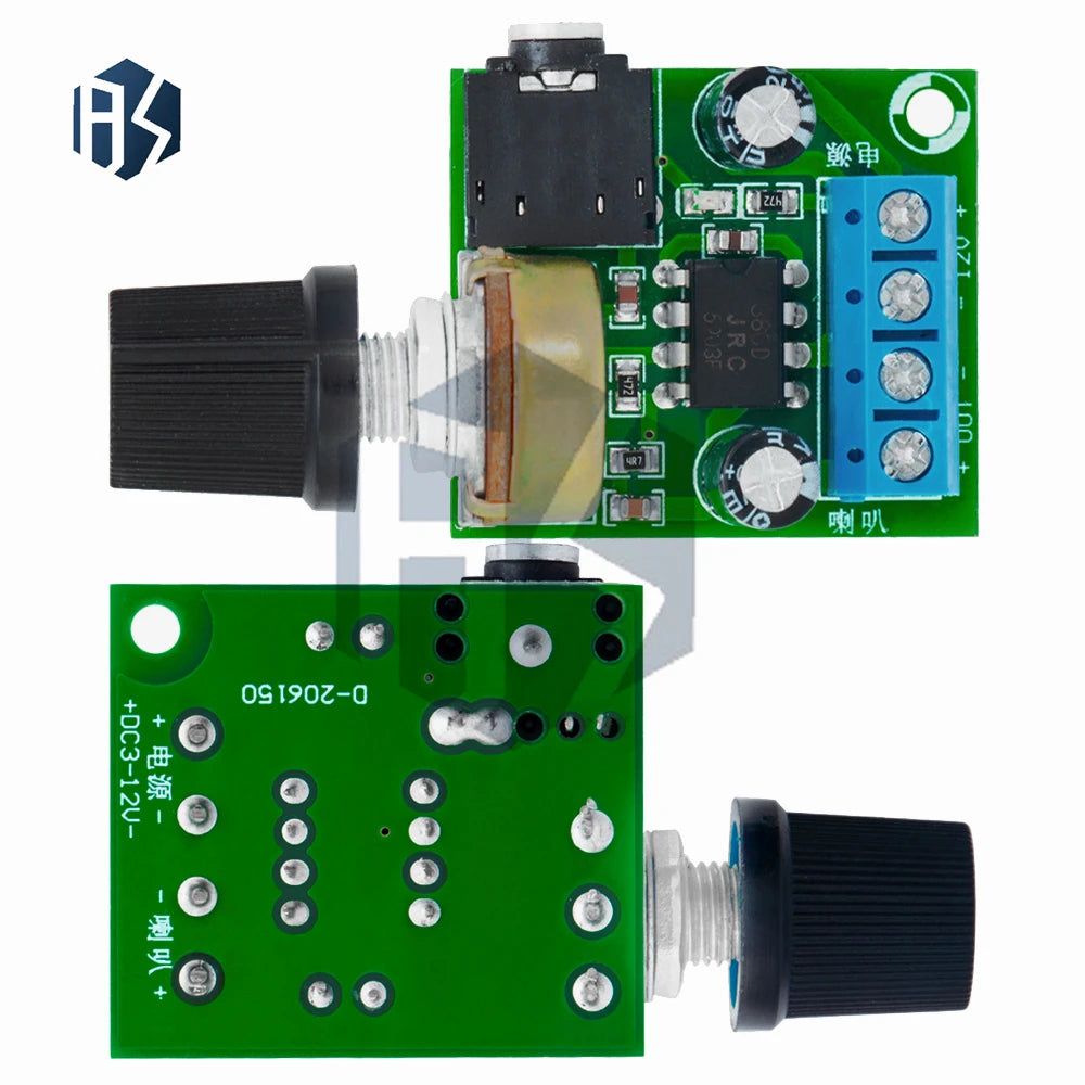 LM386 3V-12V DC Audio Amplifier Module – Mini Compact, Adjustable Gain & Volume for DIY Speaker Builds Zpaxo