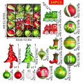 Christmas Ball Ornaments Shatterproof Decorative Bulbs Wedding Party