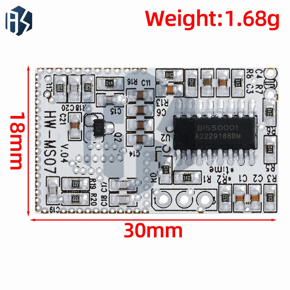 HW-MS07 Radar Induction Module Microwave Human Body Sensing Motion Zpaxo