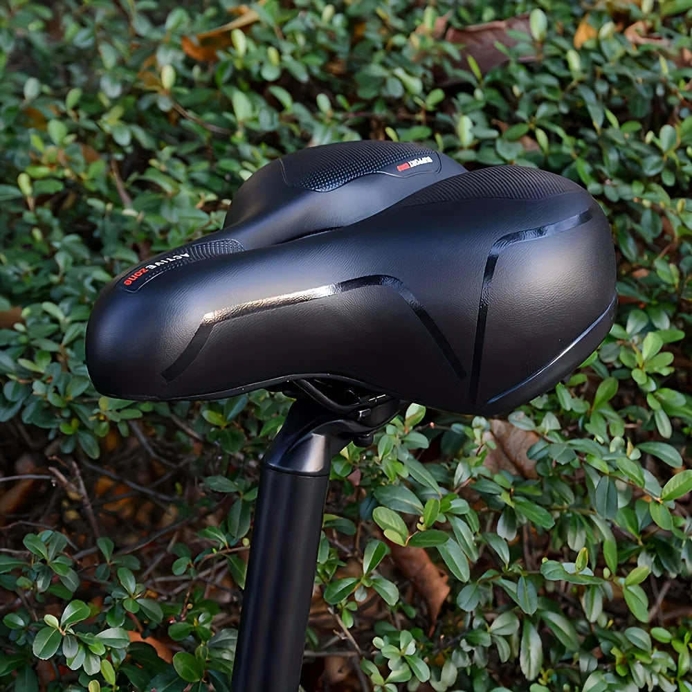 Hollow Breathable Bike Saddle Comfortable Shock-absorbing Big Butt