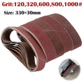 110-220V Electric Belt Sander DIY Polishing Grinding Machine Cutter Edges Sharpener US Plug Multifunction Power Tool Sandbelt Zpaxo 36PCS Accessories
