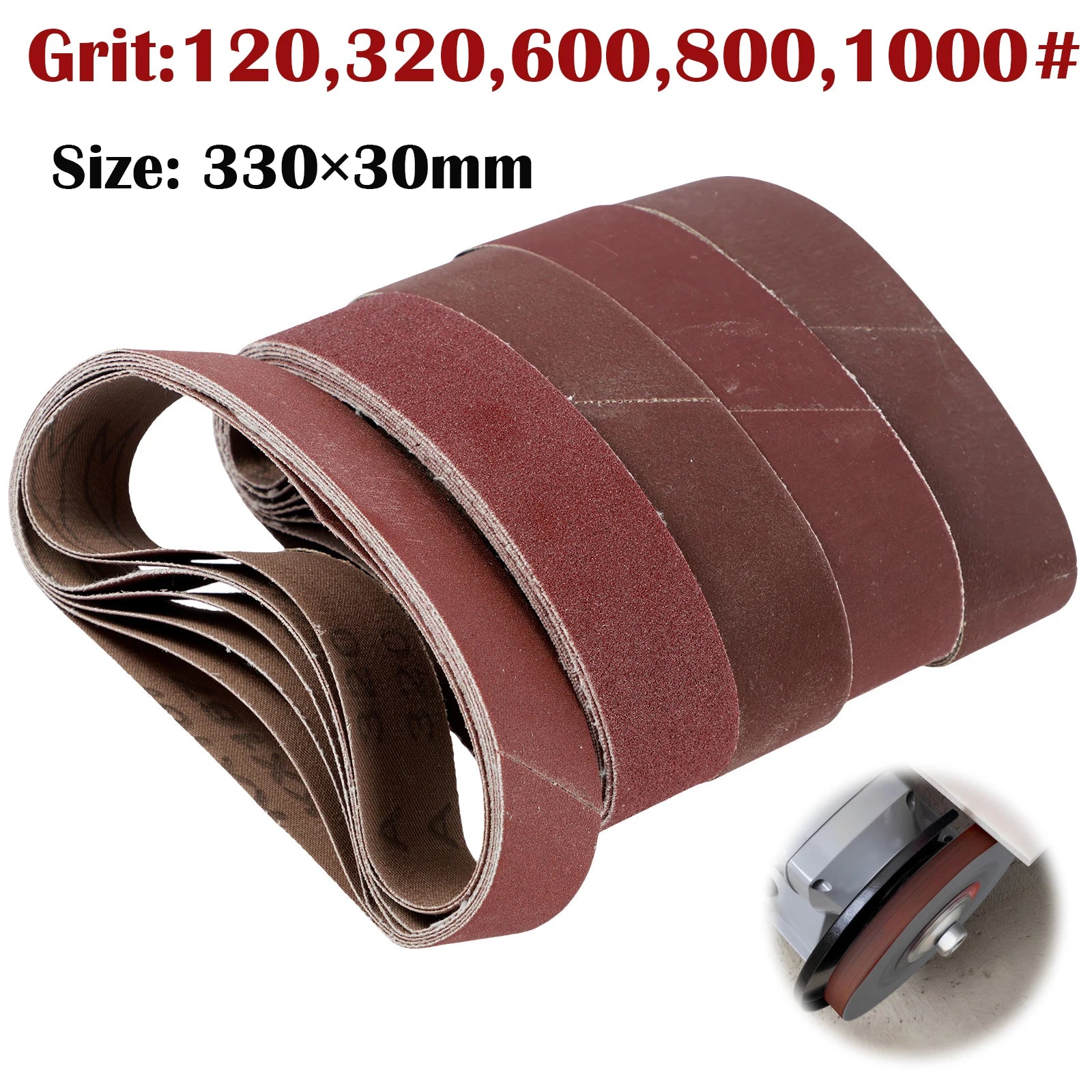 110-220V Electric Belt Sander DIY Polishing Grinding Machine Cutter Edges Sharpener US Plug Multifunction Power Tool Sandbelt Zpaxo 36PCS Accessories