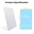 Blank NFC Review Stand Google Display NFC215 Chip 504Bytes 13 56MHz Zpaxo White 76mm