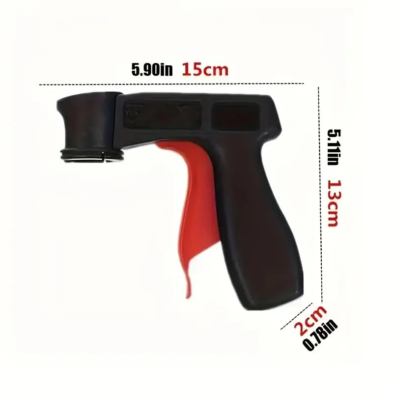 Compact PVC Paint Spray Gun - Durable, Ergonomic Handle, Unpowered for Automotive & All Vehicles Zpaxo spray gun - 1pc