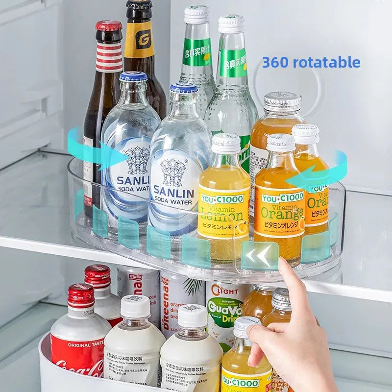 Space Saving Rotating Spice Rack Organizer Countertop Storage Shelf