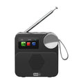 BT Portable FM Radio Rechargeable Speaker Built-in Battery Small