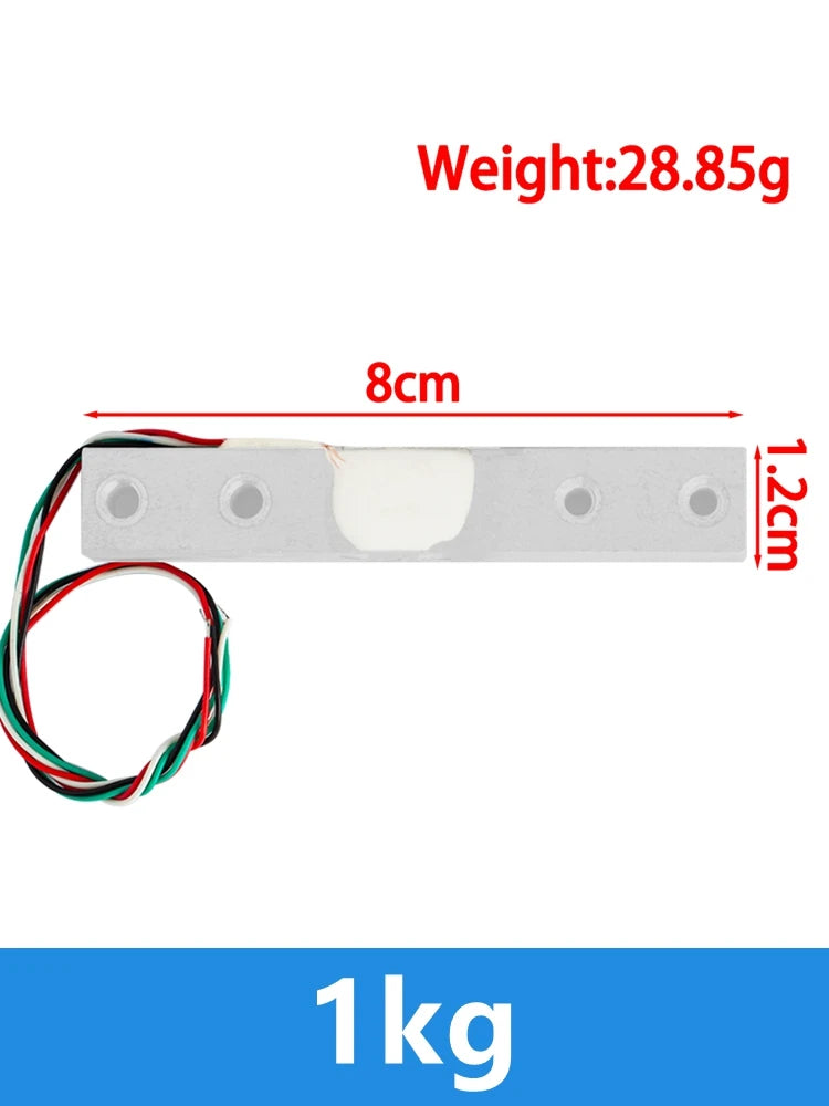 Digital Load Cell Weight Sensor Portable Electronic Kitchen Scale Zpaxo 1kg