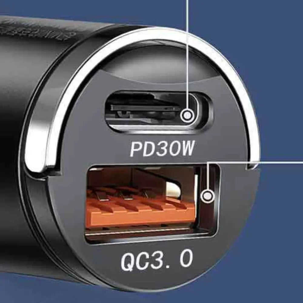 100W USB Car Charger QC3 0 No Harm Phone C Adapter Multi-protection Zpaxo