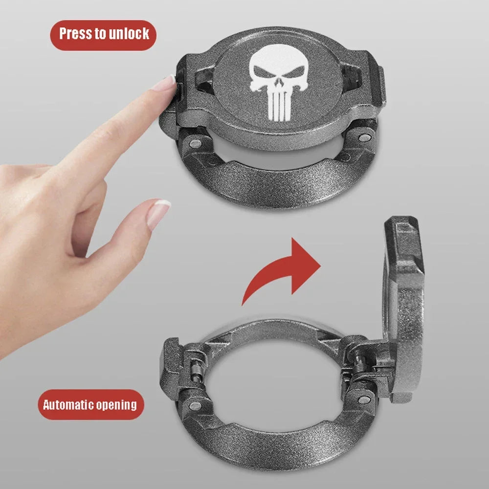 Skull Start Stop Button Cover – Ignition Ring for Cars & Motos