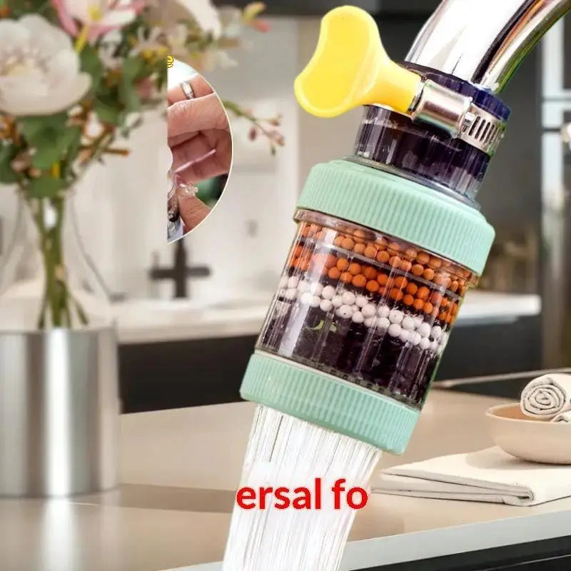 Kitchen Bathroom Shower Rotary Faucet Filter Foamer Universal Water Zpaxo