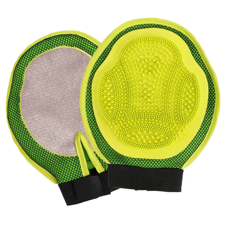 Pet Grooming Massage Gloves Cats Dogs Silicone Dog Bath Cleaning