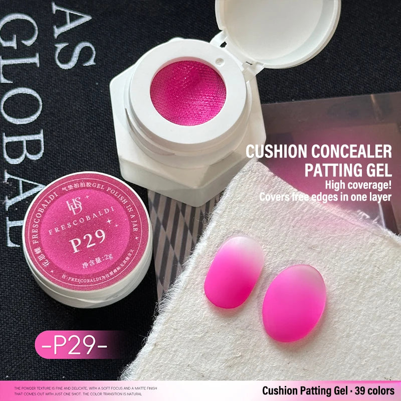 39 Colors Cushion Ombre Painting Nail Gel No Wipe Highly Saturated Gradient Patting Gel Nail Polish Ombre Blush UV Nail Polish Zpaxo 29