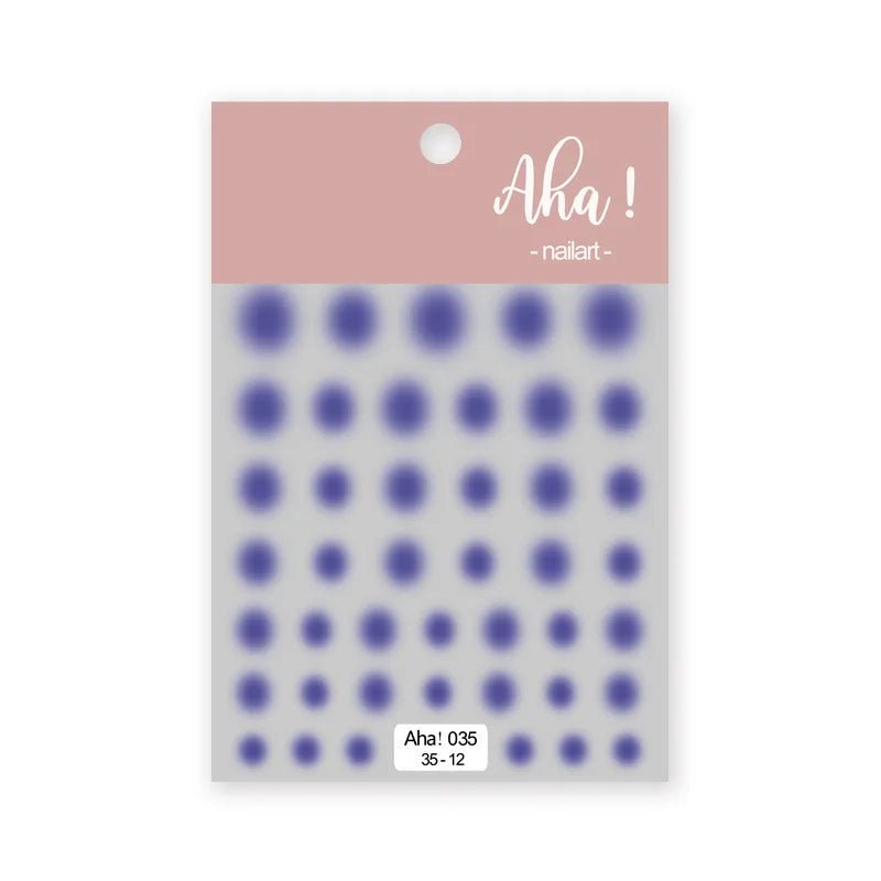 Colorful Transparent Gradient Nail Stickers Different Size Combinations Self-adhesive High Quality Nail Stickers Nail Art Deco Zpaxo 035-12