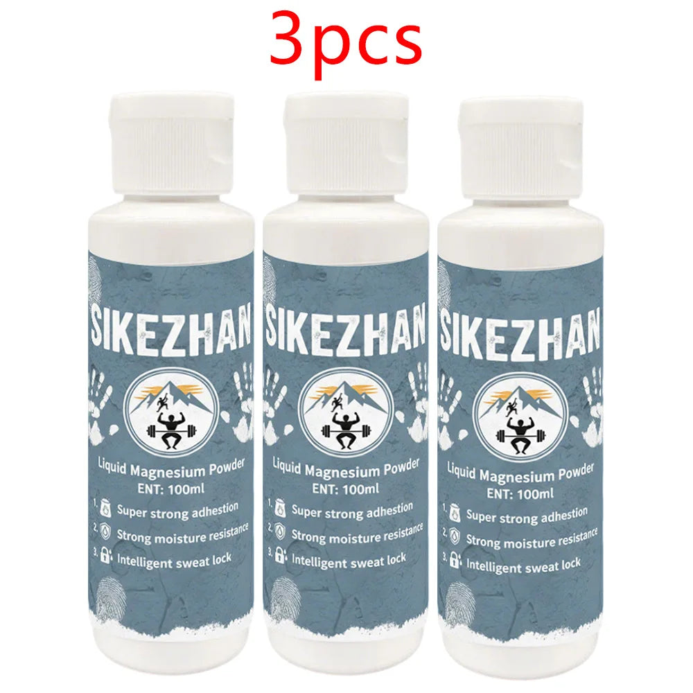 SIKEZHAN Liquid Chalk Non-Slip Magnesium Powder for Rock Climbing Powerlifting Bodybuilding Long Lasting Strong Grip Zpaxo 300ml