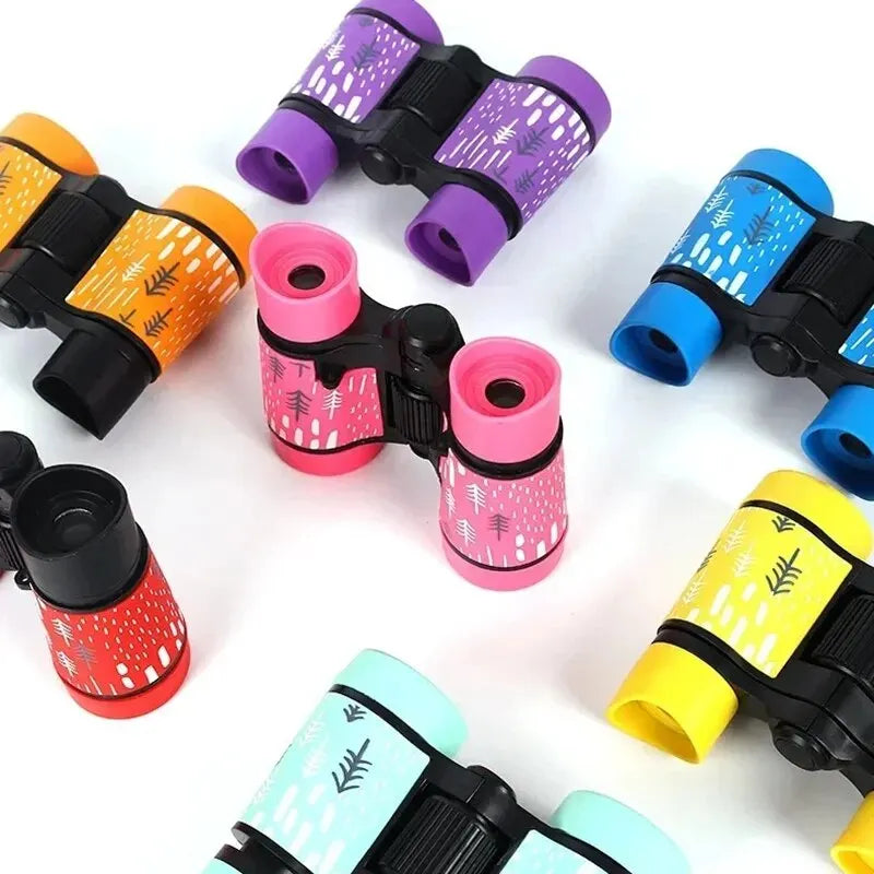 4X30mm Kids Binocular Telescope Children Educational Learning Telescope Bird Watching Folding Optics Telescope Zpaxo