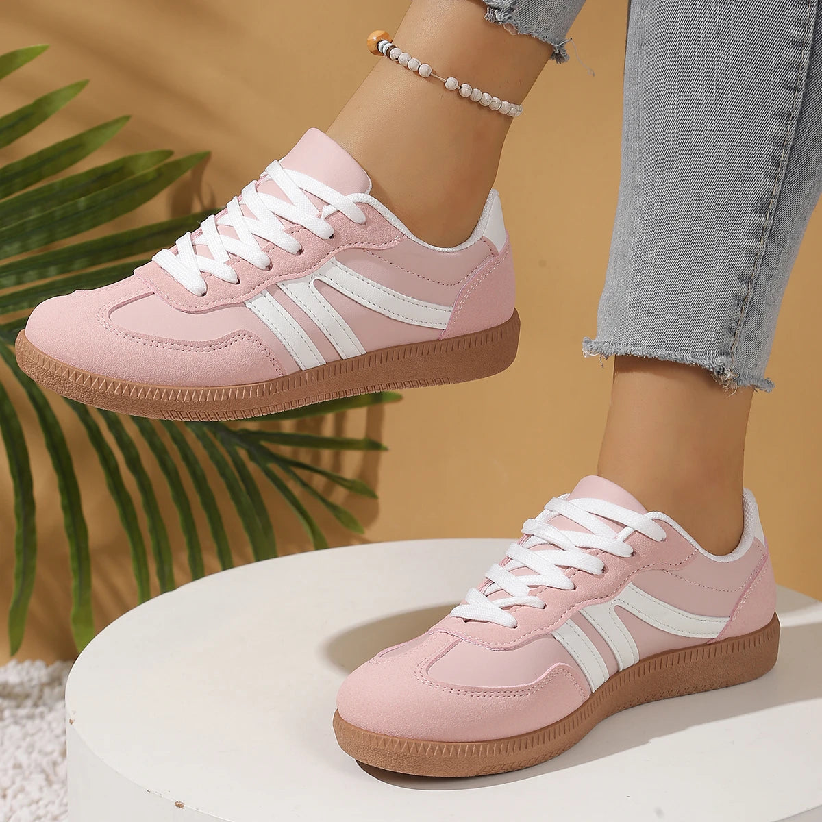 Flats Women's Sports Shoes Fashion Sneakers Casual Shallow Loafers