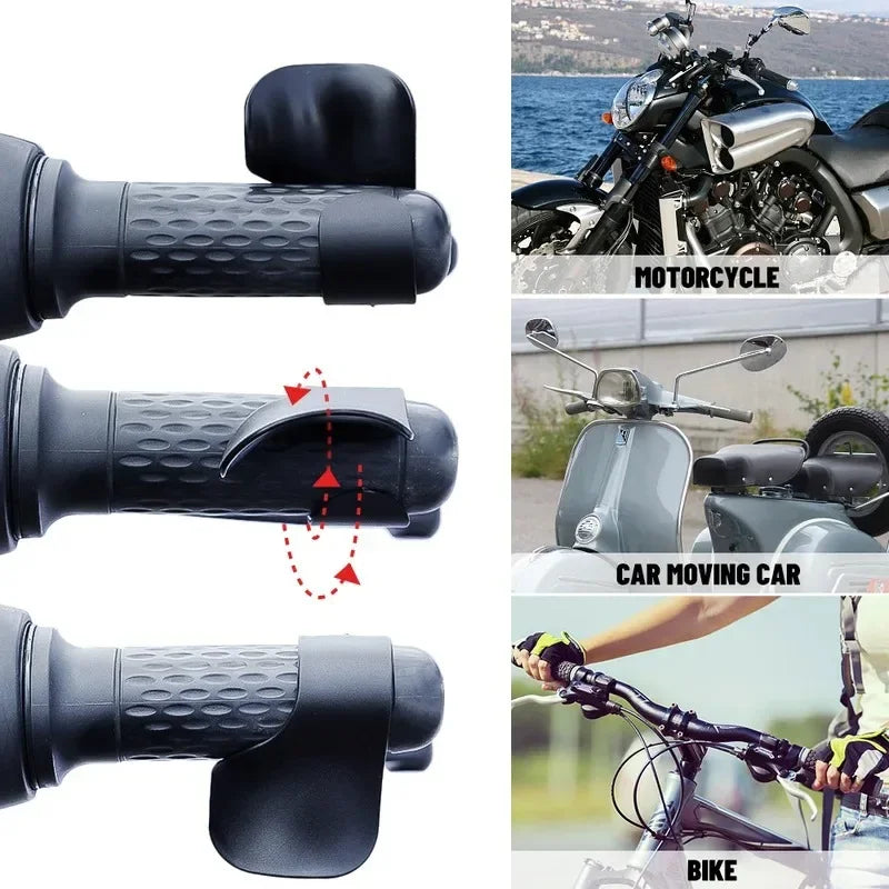 Motorcycle Throttle Booster Non-Slip Assist Grip Handlebar Clip