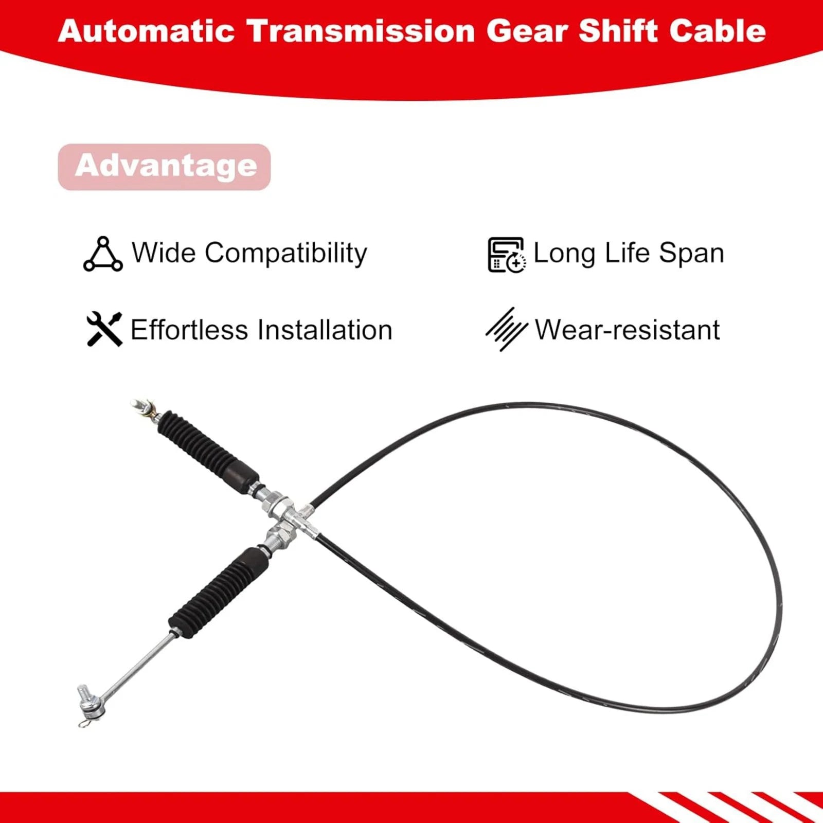 Automatic Transmission Gear Shift Cable 7081209 10-0161 Polaris
