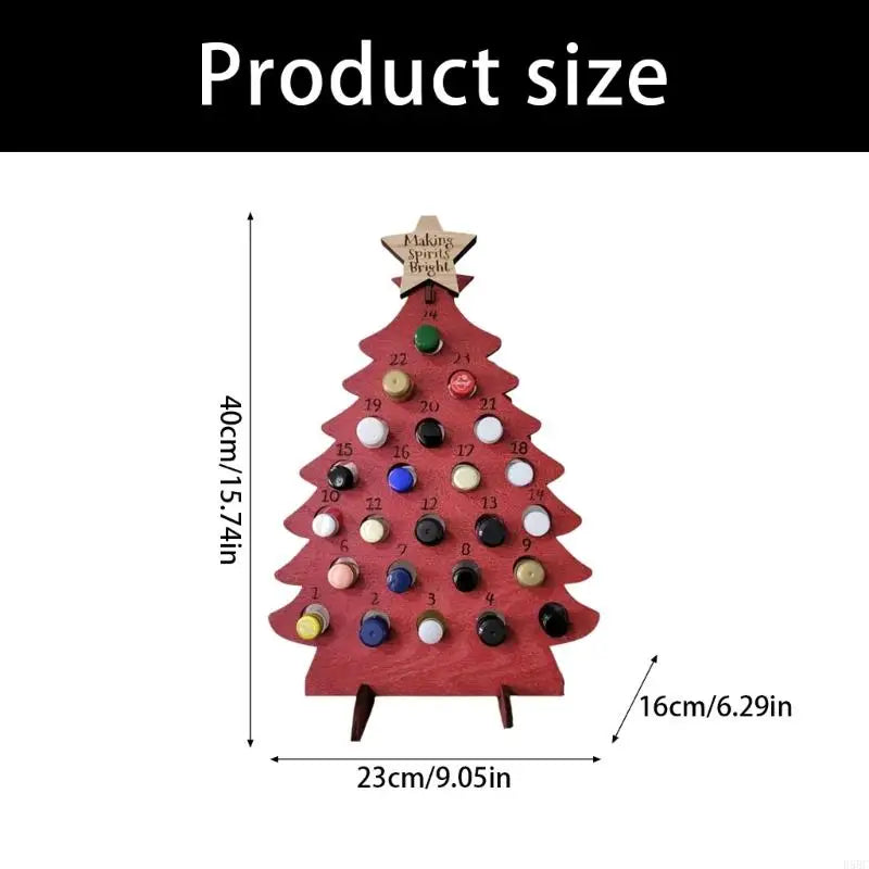 Christmas Count Down Calendar Natural Design Accommodates 24