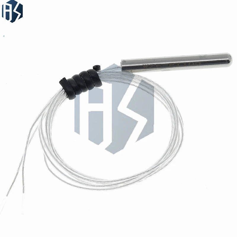 PT100 Platinum Resister Temperature Sensor Waterproof Temp Probe -20~450 Celsius Insulated Shielding Fiberglass 50CM Zpaxo