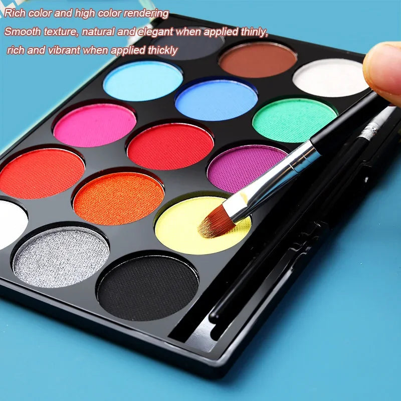 20 Colors Face Body Oil Painting Paint Pigment Non Toxic Safe Kids Zpaxo