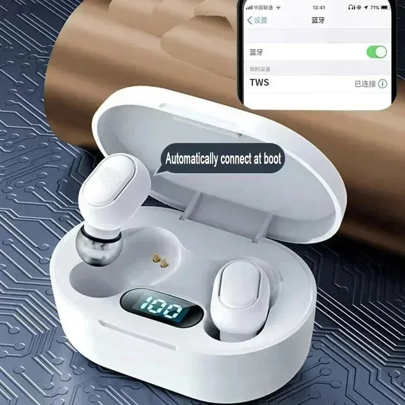 TWS E7S Wireless Earbuds Bluetooth 5 3 Stereo Sport Headphones