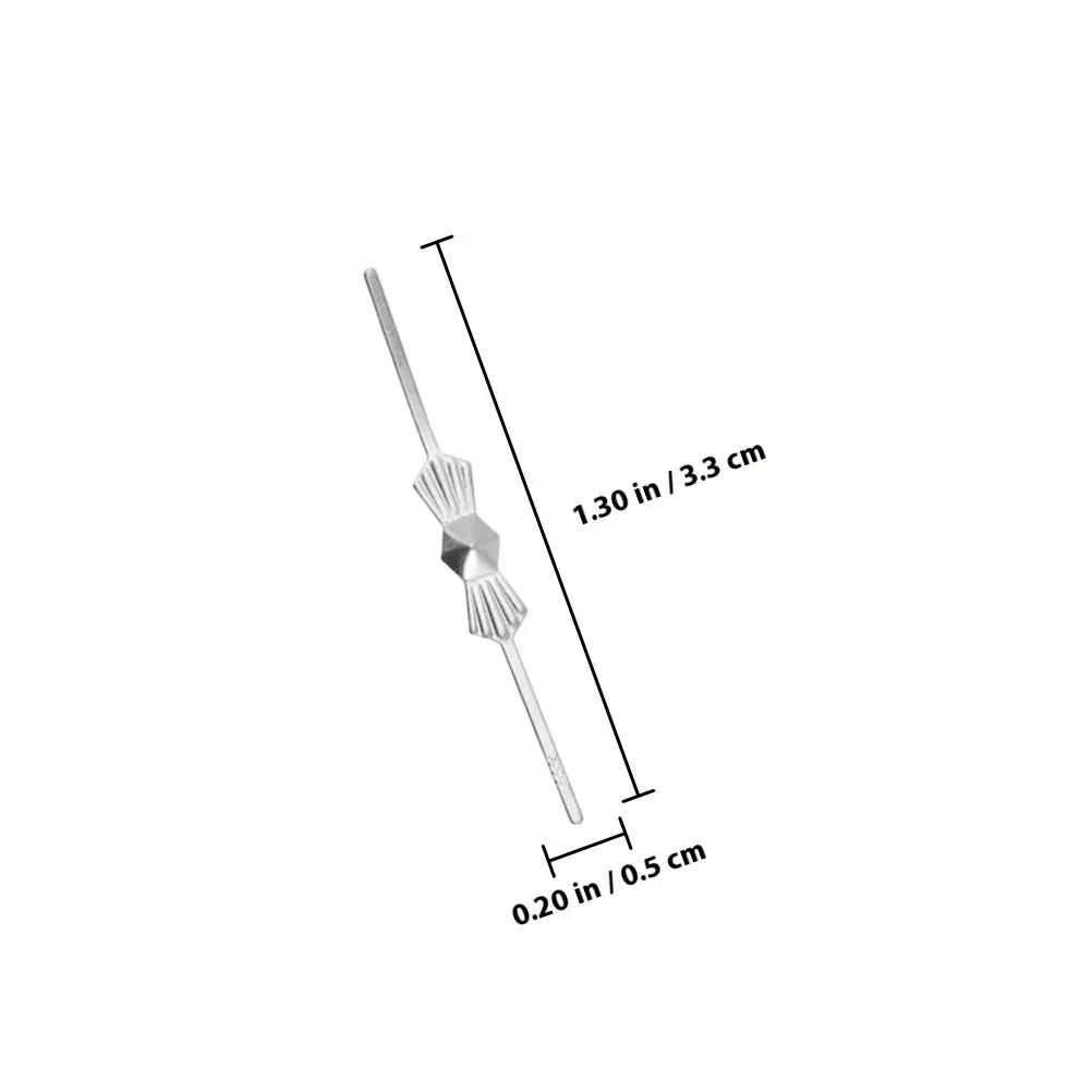 Crystal Connectors Metal Bow Tie Clips Chandelier Fastening Pins Lamp