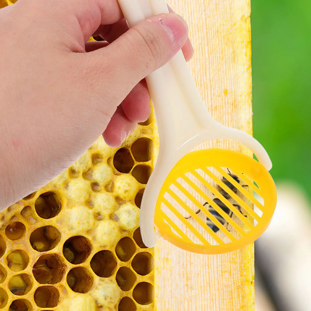 3Pcs Handheld Foldable Bee Queen Catcher Yellow Plastic Queen Marking Tool for Efficient Hive Management Beekeeping Accessory Zpaxo