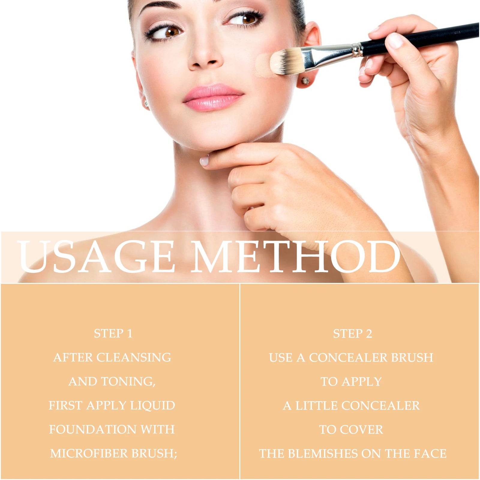 Jaysuing Double Head Concealer – Full Coverage, Long Lasting Face Concealer Zpaxo