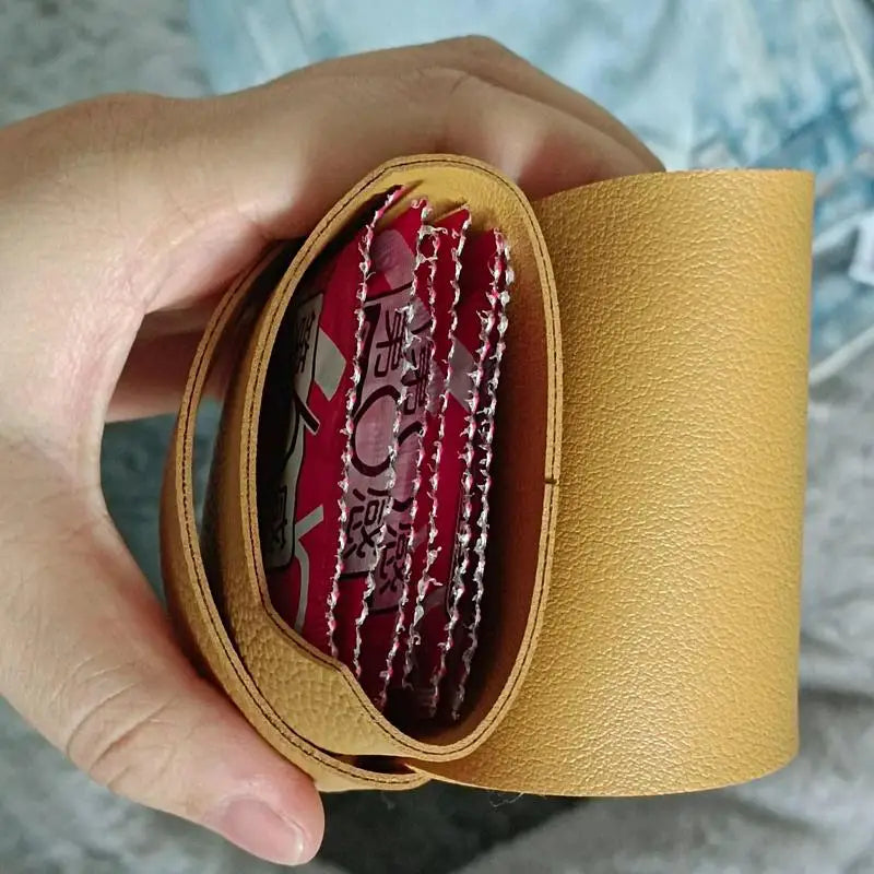Secret Condom Storage Bag Portable Travel Privacy PU Leather Case 3-4