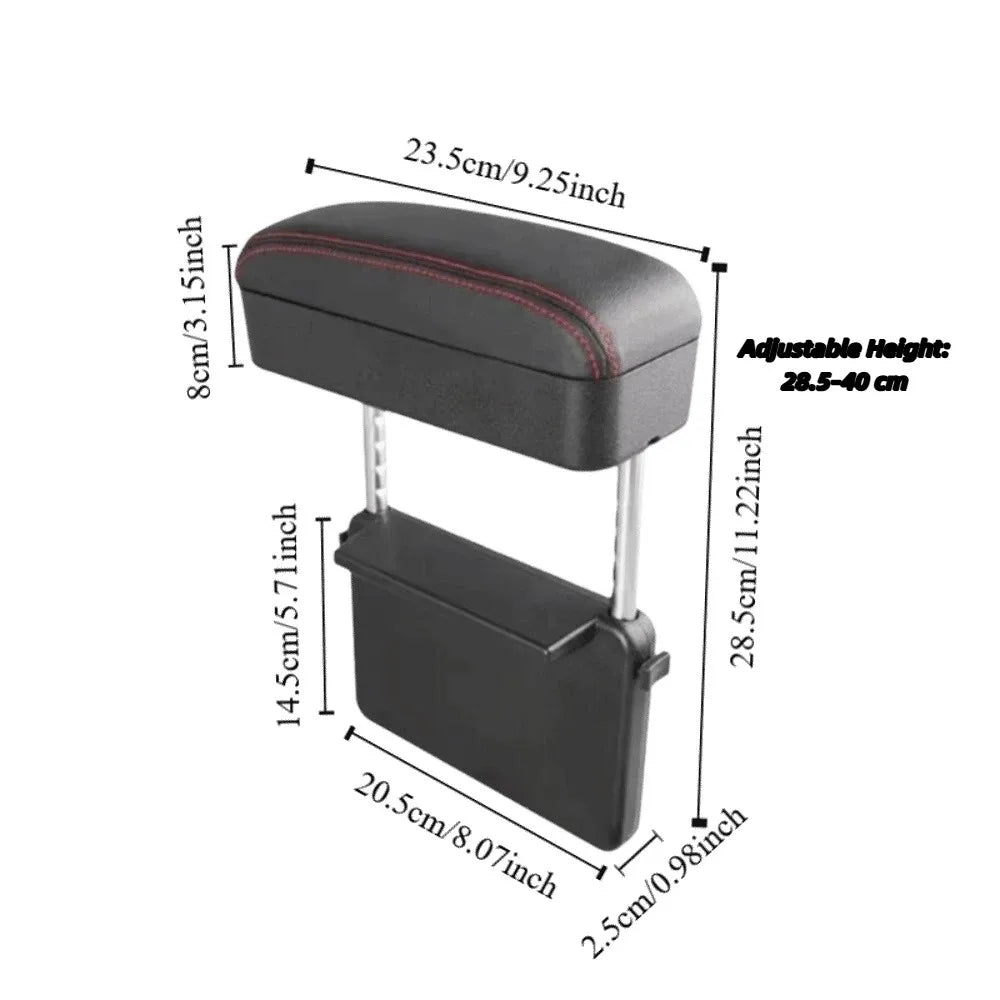 Adjustable Height Center Console Storage Organizer Universal Design Zpaxo
