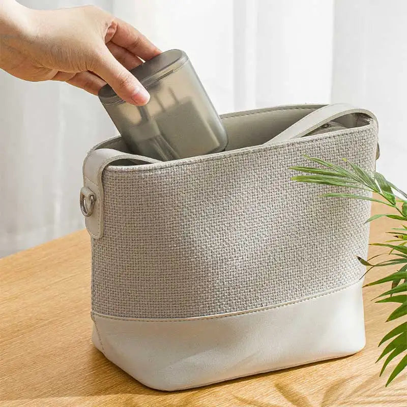 Desktop Data Cable Storage Box Dustproof Cover Mobile Phone Charger