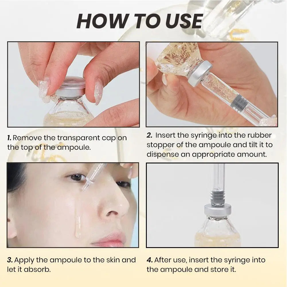Silk Collagen Essence Serum Deep Peptide Intensive Revitalizing Face Cream Anti-Wrinkle Firming Lifting Korean Skin Care 40ml Zpaxo
