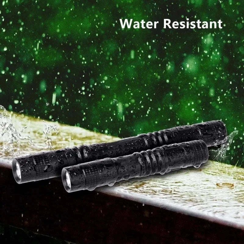 Mini LED Pen Light Flashlight 300LM – AAA Aluminum Torch