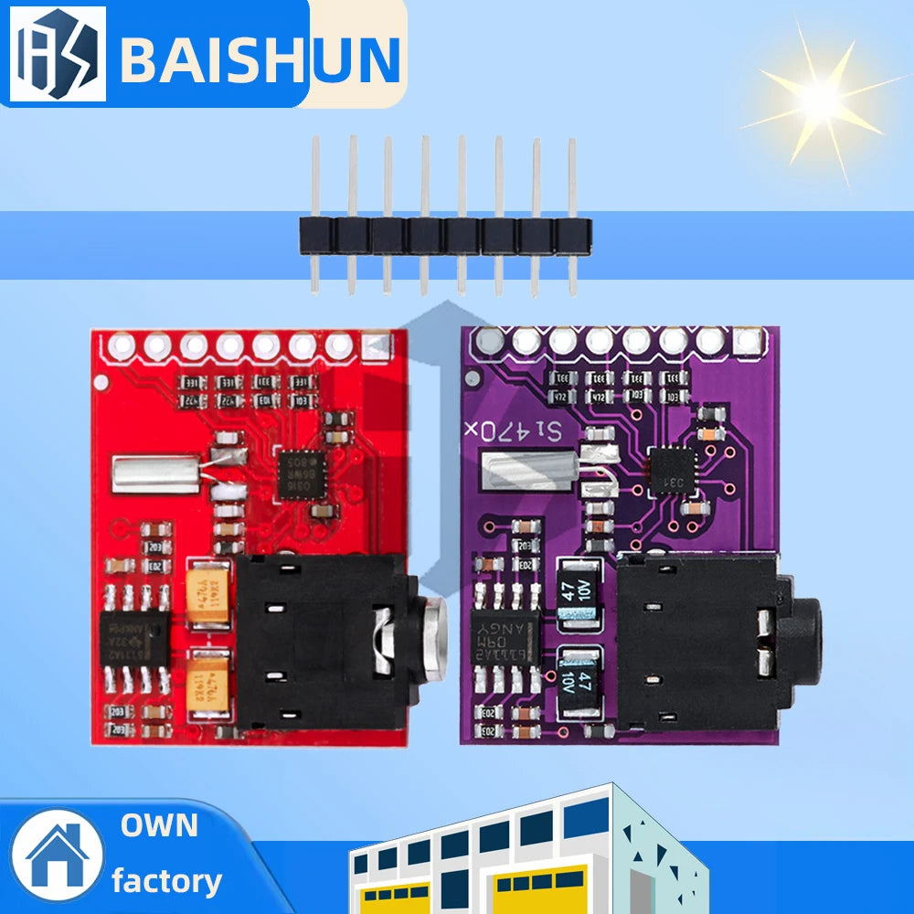 Si4703 RDS FM Radio Tuner Evaluation Breakout Module Arduino AVR PIC Zpaxo